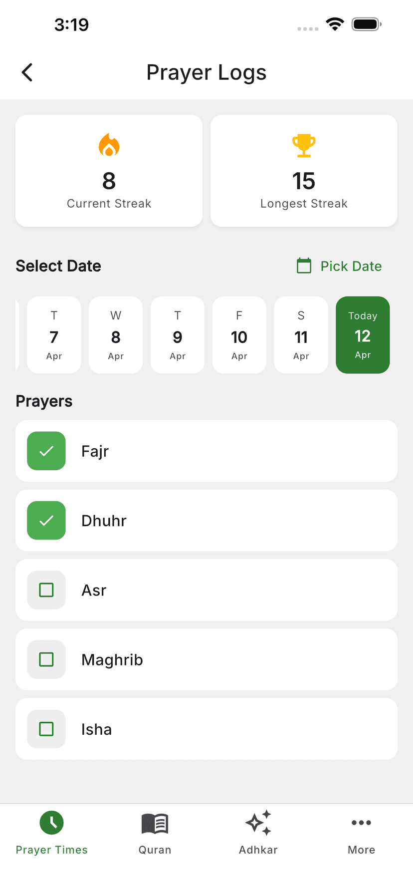 iOS screenshot 2